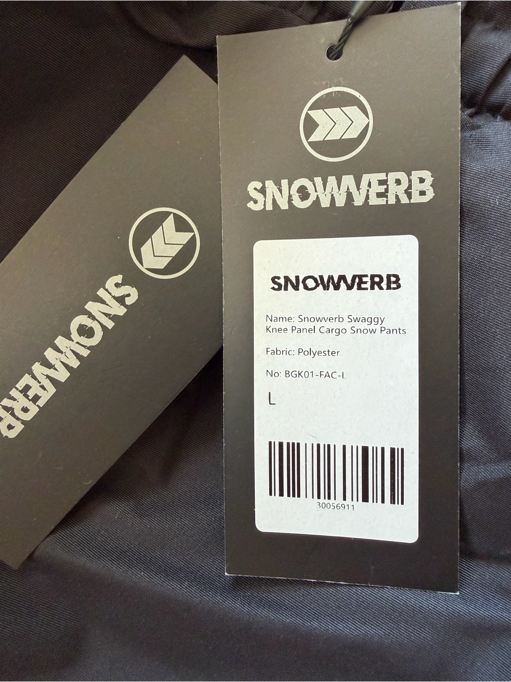 New Reflective Baggy Cargo Snow Ski & Snowboard Pants For Women Men Smiley Face — image 6 of 8